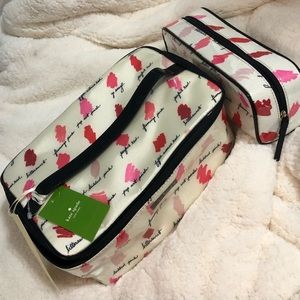 NWT Kate Spade Large Colins Makeup Bag